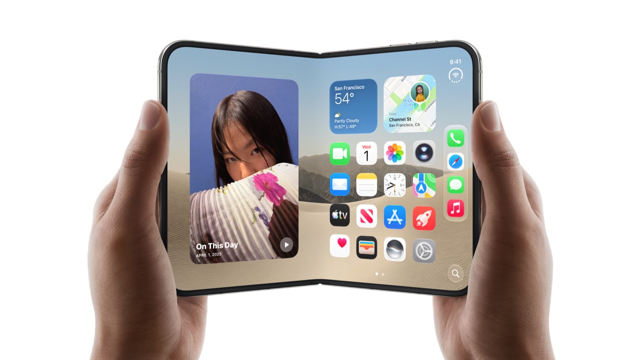 Duo 改变的不只是屏幕形态,还有苹果产品线里「谁坐最上面」。图源:Apple 官方素材